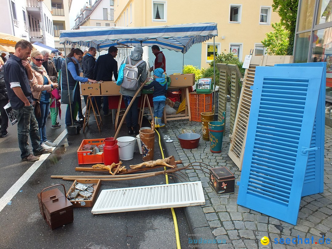 Flohmarkt in Bad-Saulgau am Bodensee, 14.05.2016