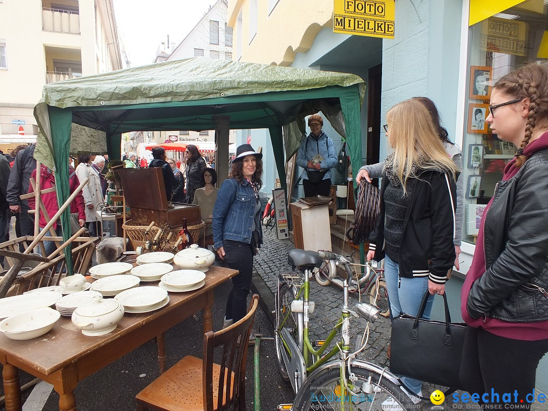 Flohmarkt in Bad-Saulgau am Bodensee, 14.05.2016