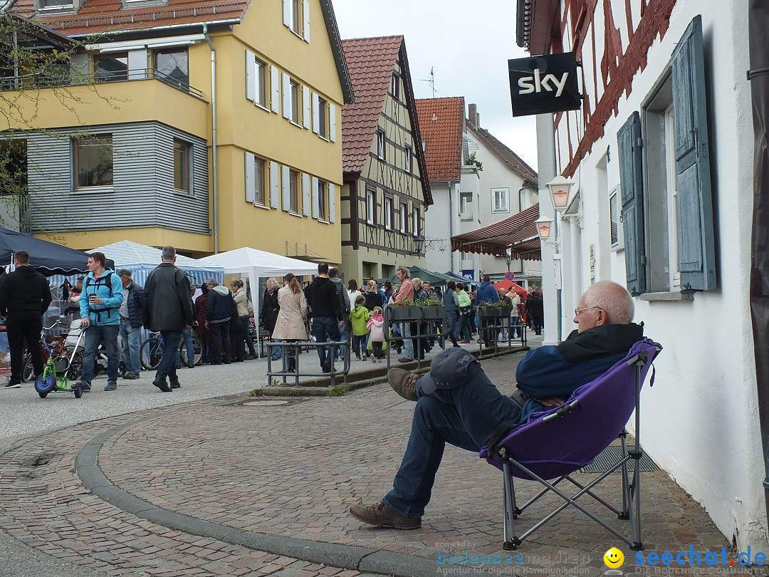 Flohmarkt in Bad-Saulgau am Bodensee, 14.05.2016