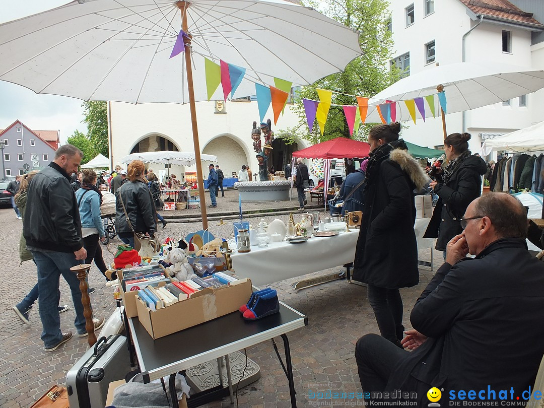 Flohmarkt in Bad-Saulgau am Bodensee, 14.05.2016