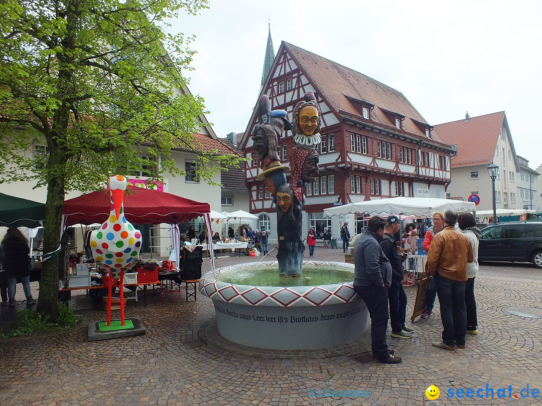 Flohmarkt in Bad-Saulgau am Bodensee, 14.05.2016