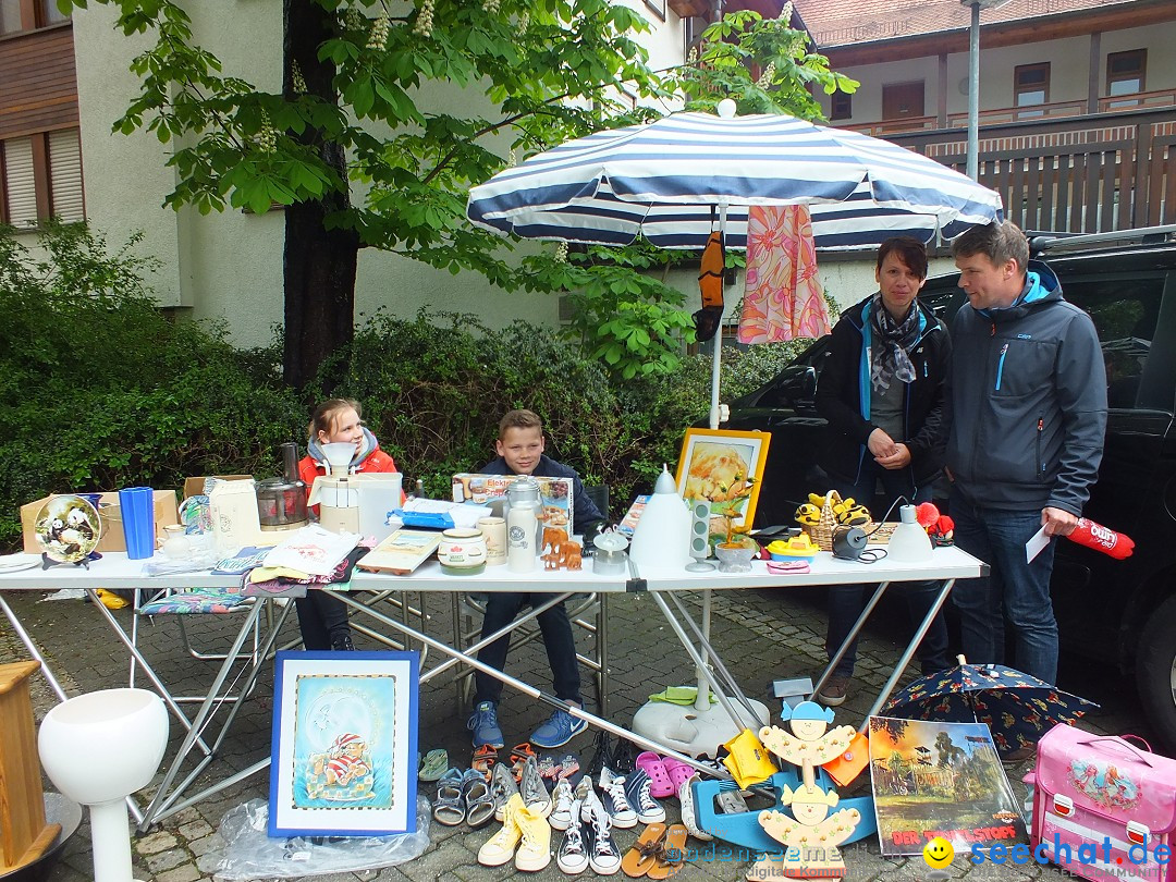 Flohmarkt in Bad-Saulgau am Bodensee, 14.05.2016