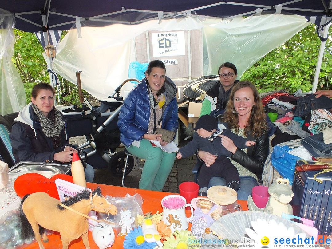 Flohmarkt in Bad-Saulgau am Bodensee, 14.05.2016