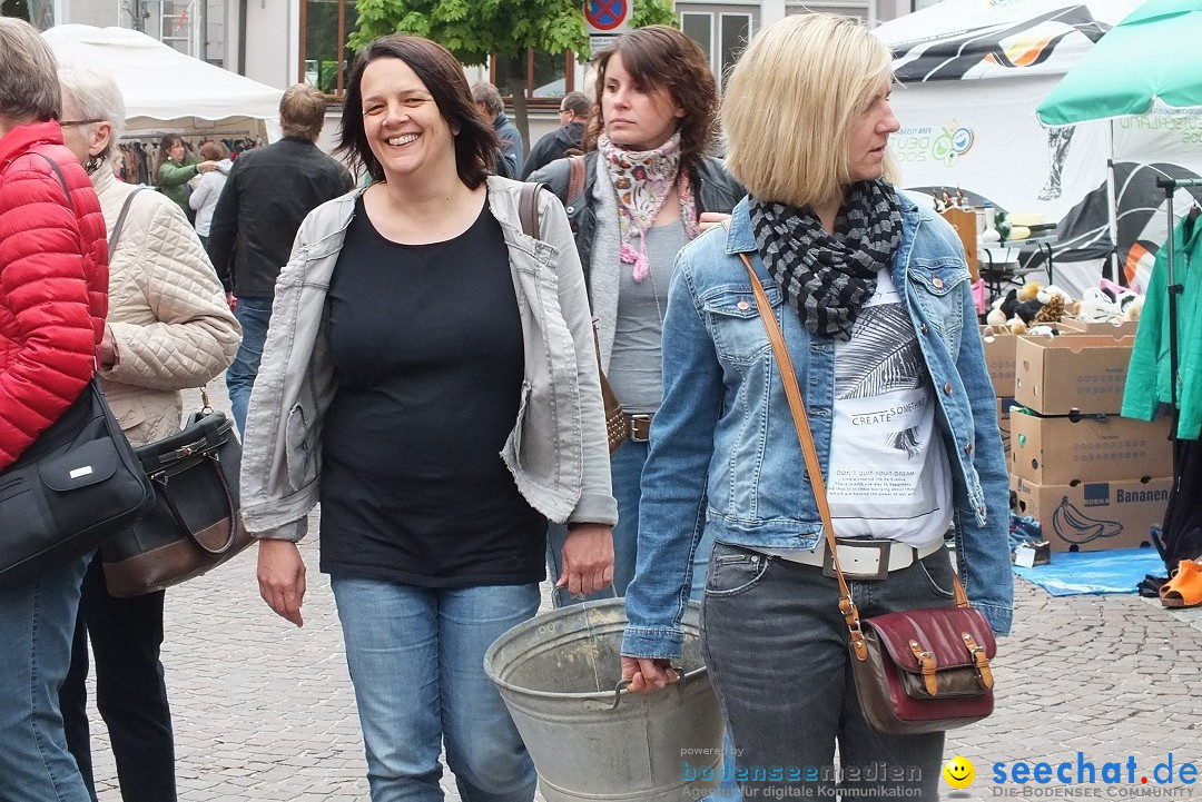 Flohmarkt in Bad-Saulgau am Bodensee, 14.05.2016