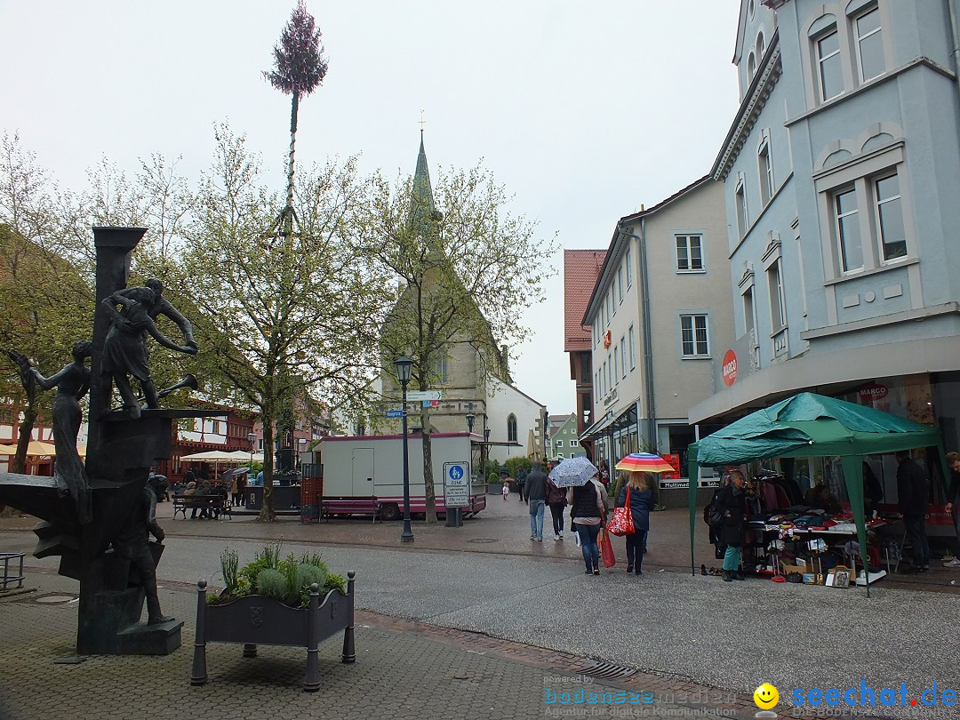 Flohmarkt in Bad-Saulgau am Bodensee, 14.05.2016