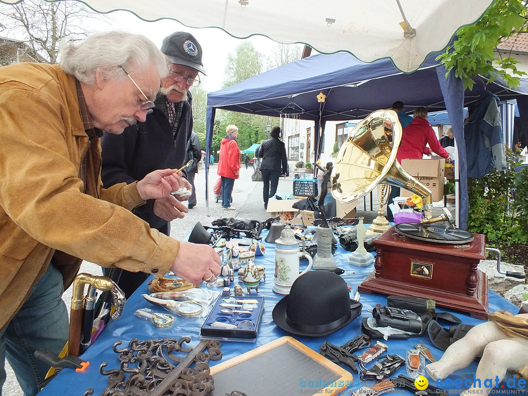 Flohmarkt in Bad-Saulgau am Bodensee, 14.05.2016