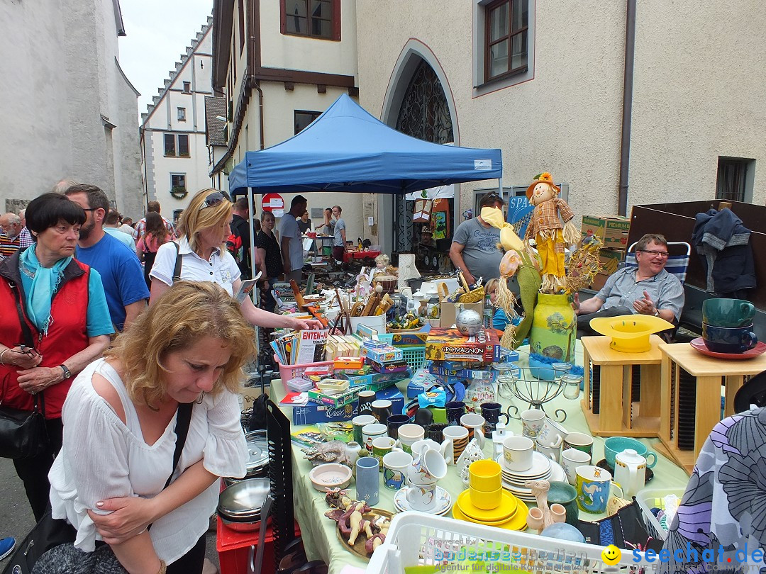 Flohmarkt in Riedlingen am Bodensee, 28.05.2015