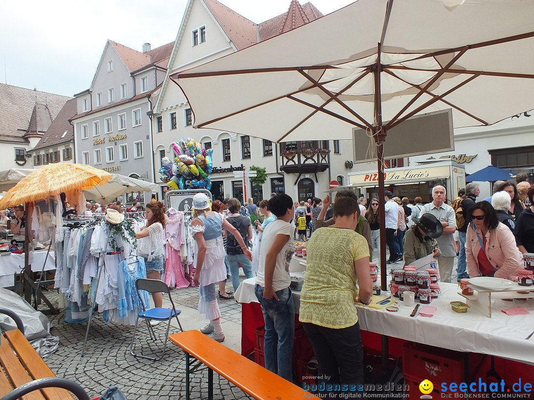 Flohmarkt in Riedlingen am Bodensee, 28.05.2015