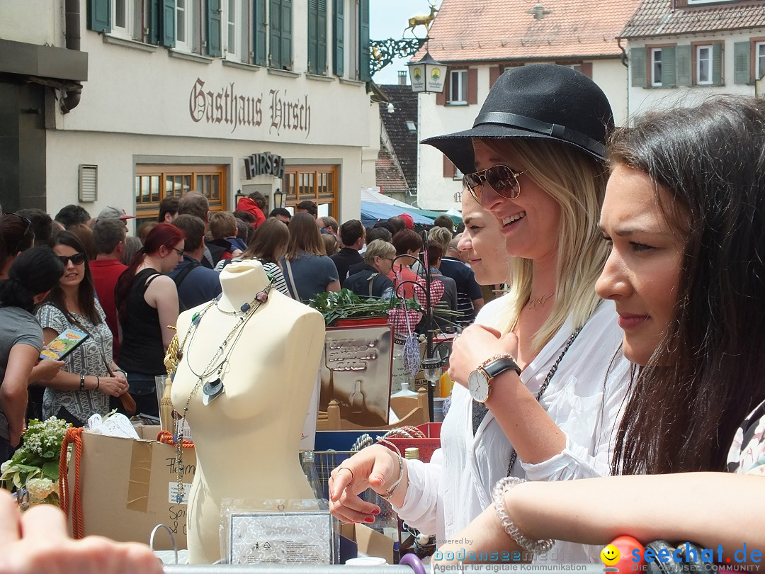 Flohmarkt in Riedlingen am Bodensee, 28.05.2015