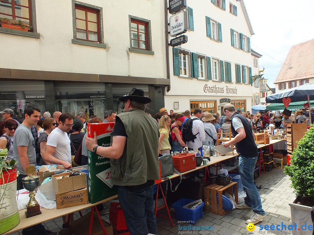 Flohmarkt in Riedlingen am Bodensee, 28.05.2015