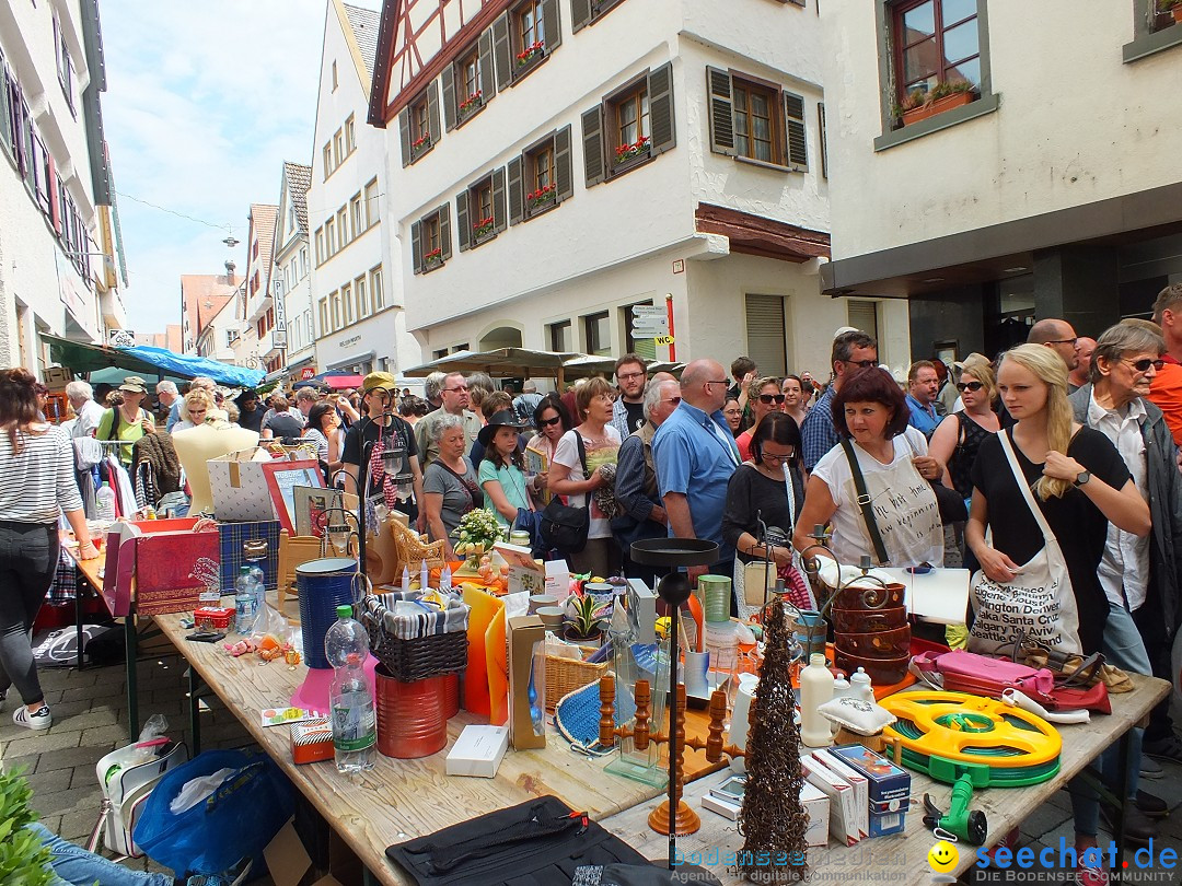 Flohmarkt in Riedlingen am Bodensee, 28.05.2015