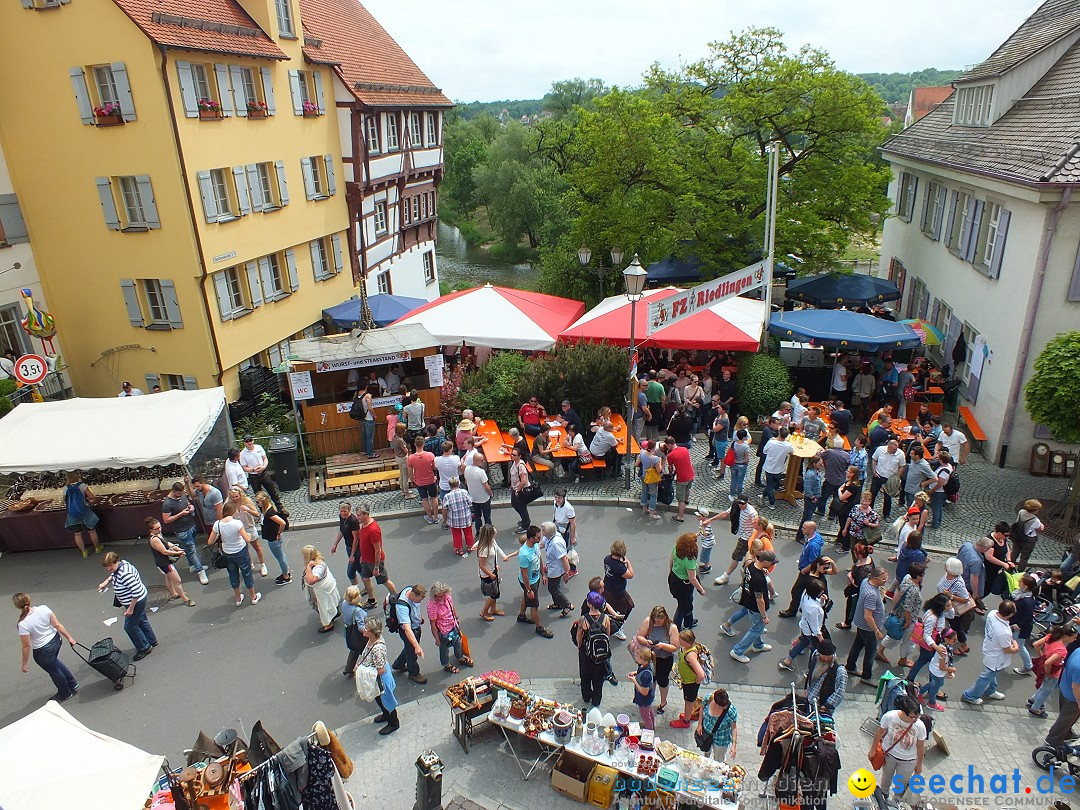 Flohmarkt in Riedlingen am Bodensee, 28.05.2015