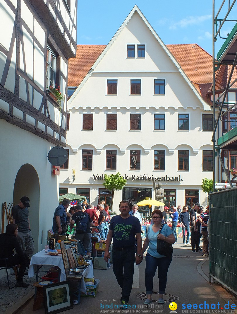 Flohmarkt in Riedlingen am Bodensee, 28.05.2015