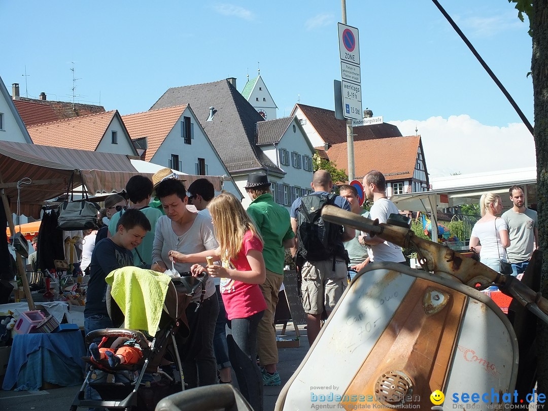 Flohmarkt in Riedlingen am Bodensee, 28.05.2015