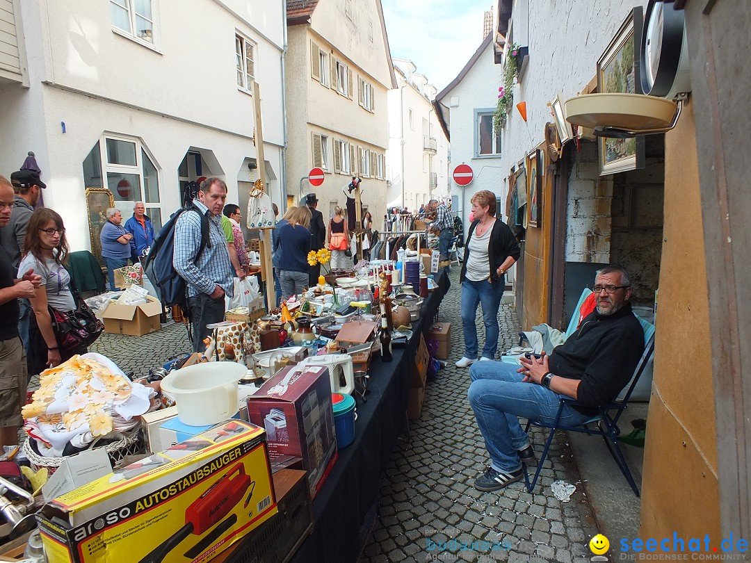 Flohmarkt in Riedlingen am Bodensee, 28.05.2015