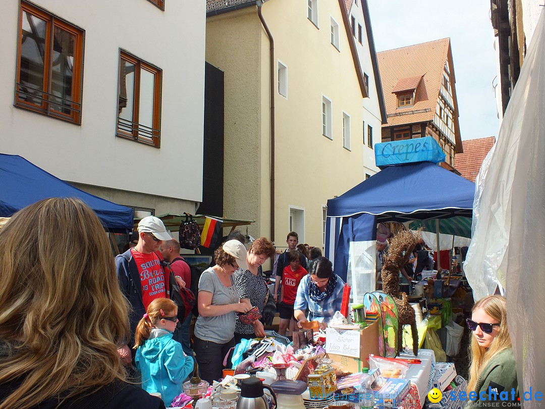 Flohmarkt in Riedlingen am Bodensee, 28.05.2015