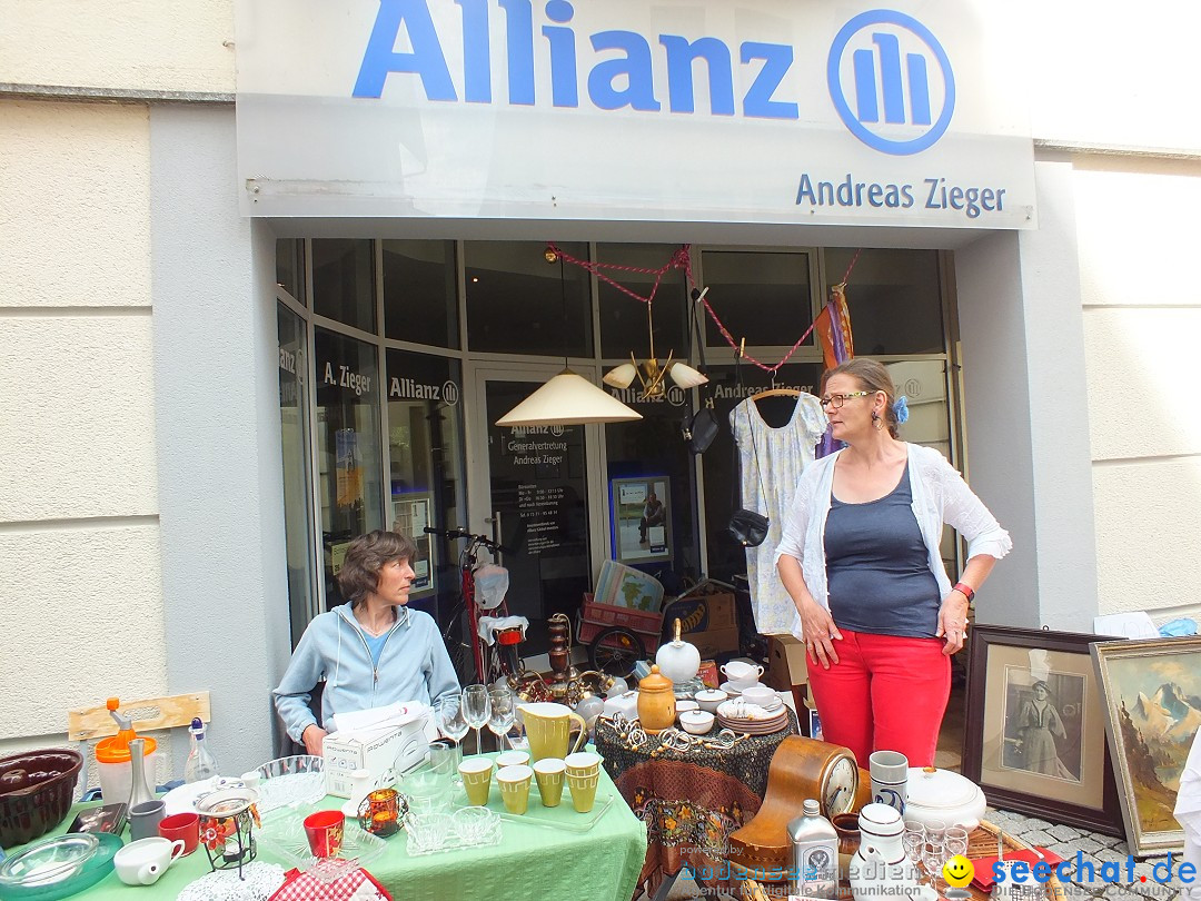 Flohmarkt in Riedlingen am Bodensee, 28.05.2015