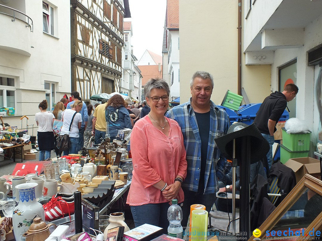 Flohmarkt in Riedlingen am Bodensee, 28.05.2015