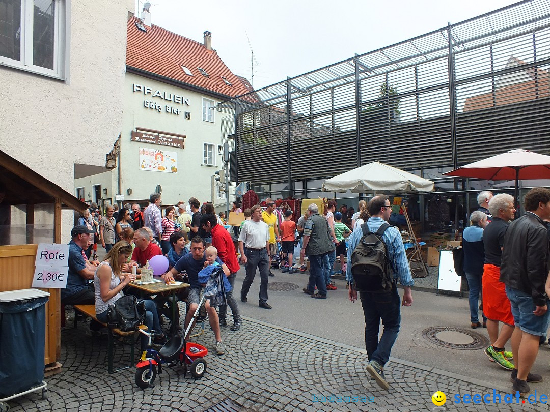 Flohmarkt in Riedlingen am Bodensee, 28.05.2015