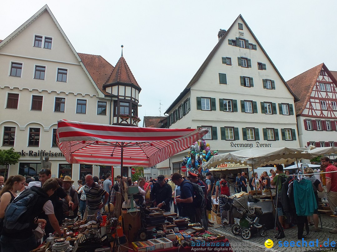 Flohmarkt in Riedlingen am Bodensee, 28.05.2015