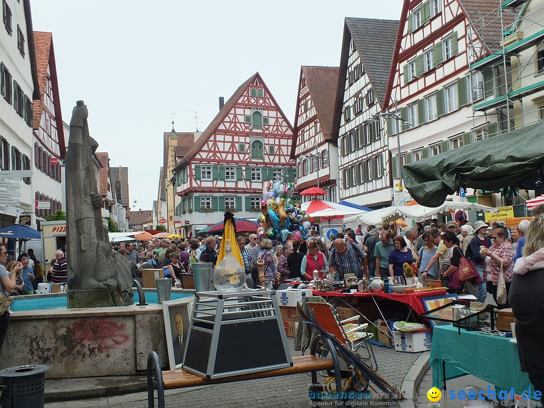 Flohmarkt in Riedlingen am Bodensee, 28.05.2015