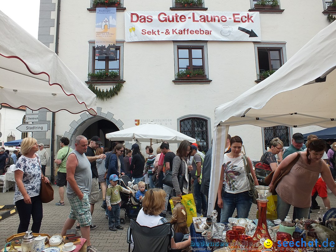 Flohmarkt in Riedlingen am Bodensee, 28.05.2015