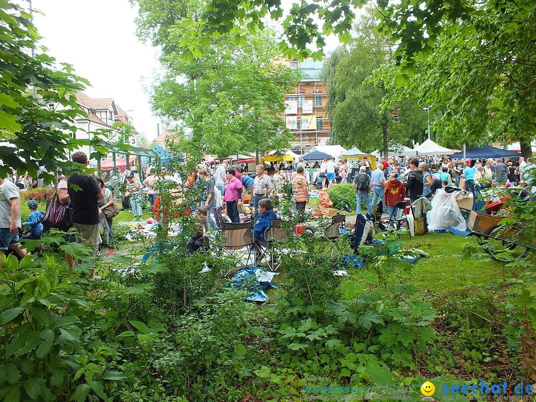 Flohmarkt in Riedlingen am Bodensee, 28.05.2015