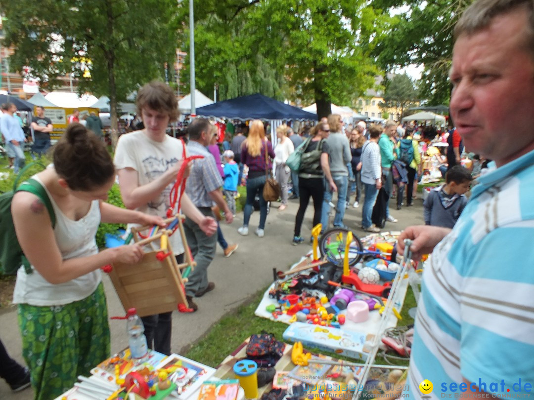 Flohmarkt in Riedlingen am Bodensee, 28.05.2015