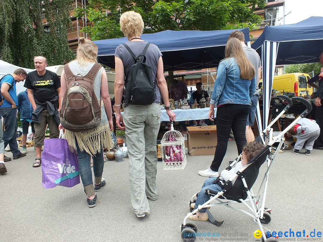 Flohmarkt in Riedlingen am Bodensee, 28.05.2015