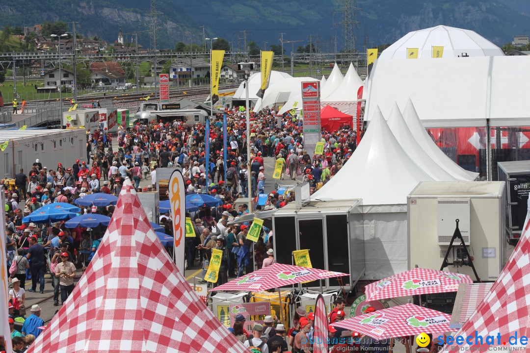 Gotthard-Fest - Eroeffnung Basis-Tunnel: Biasca - Schweiz, 05.06.2016