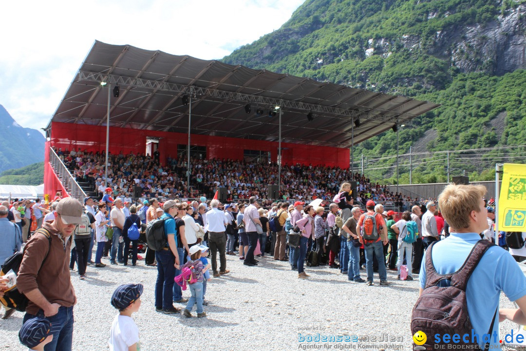 Gotthard-Fest - Eroeffnung Basis-Tunnel: Biasca - Schweiz, 05.06.2016