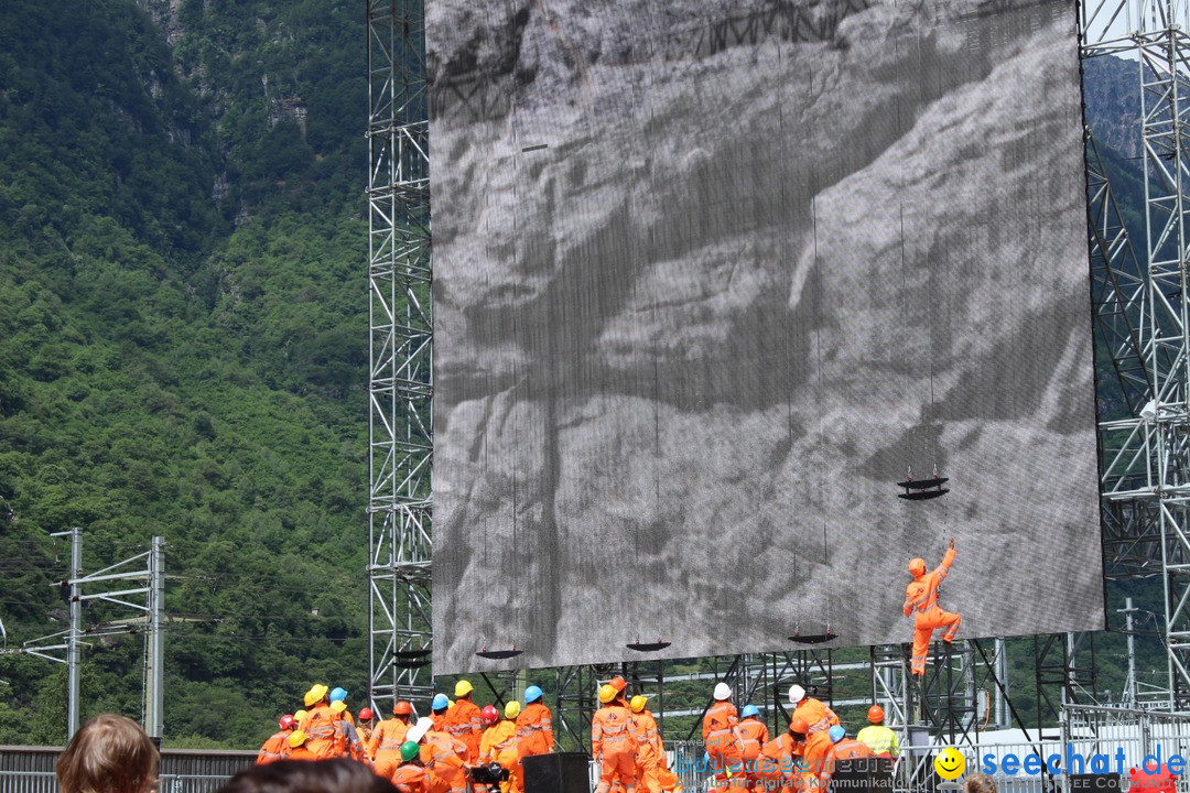 Gotthard-Fest - Eroeffnung Basis-Tunnel: Biasca - Schweiz, 05.06.2016