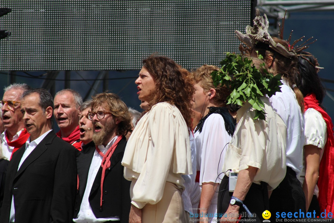 Gotthard-Fest - Eroeffnung Basis-Tunnel: Biasca - Schweiz, 05.06.2016