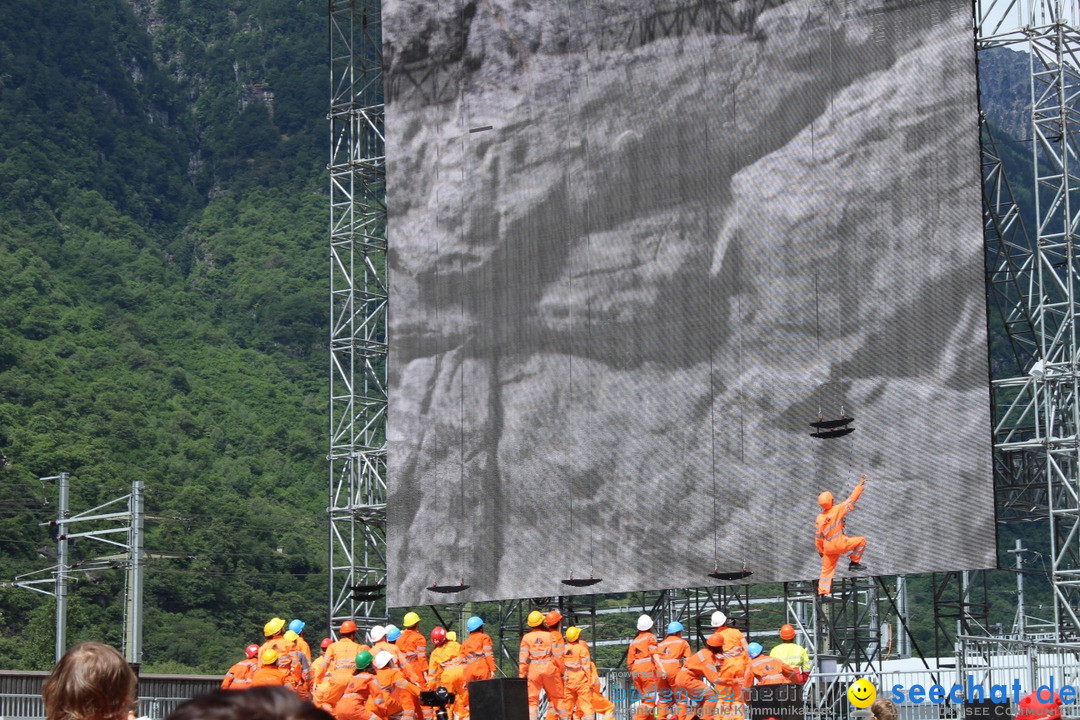 Gotthard-Fest - Eroeffnung Basis-Tunnel: Biasca - Schweiz, 05.06.2016