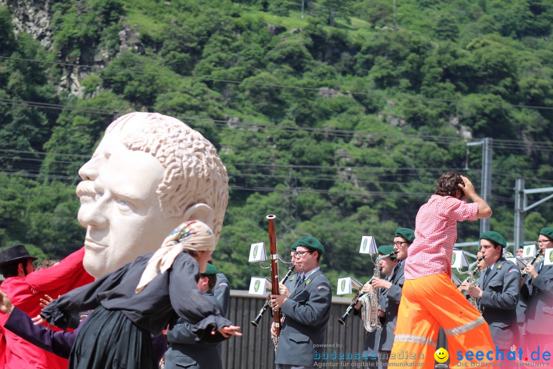 Gotthard-Fest - Eroeffnung Basis-Tunnel: Biasca - Schweiz, 05.06.2016