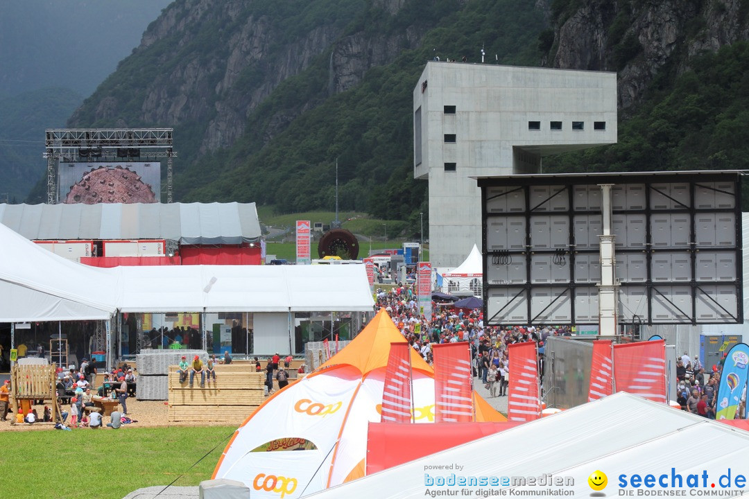 Gotthard-Fest - Eroeffnung Basis-Tunnel: Biasca - Schweiz, 05.06.2016