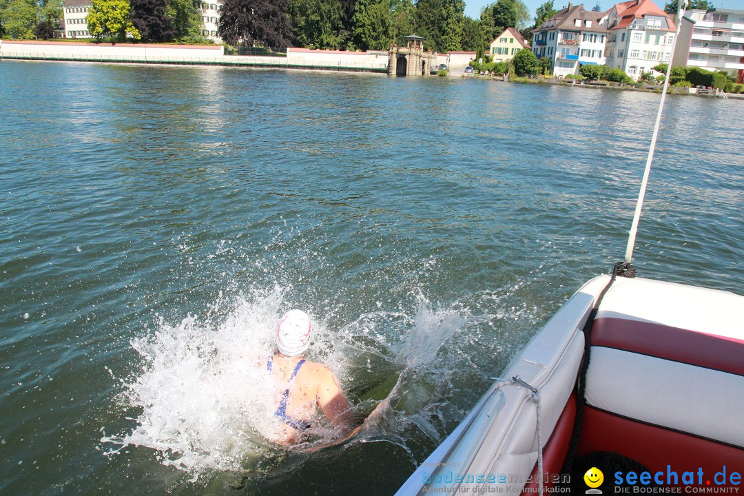 BODENSEEBOOT Breitenquerung, Anna DeLozier Arizona, USA: Bodensee, 23.06.20