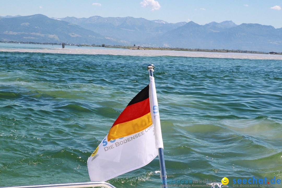 BODENSEEBOOT Breitenquerung, Anna DeLozier Arizona, USA: Bodensee, 23.06.20