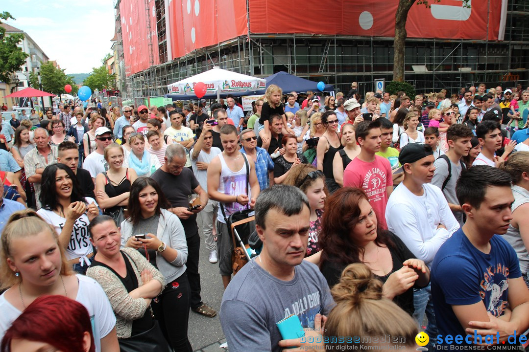 Stadtfest: Singen am Hohentwiel im Hegau - Bodensee, 25.06.2016