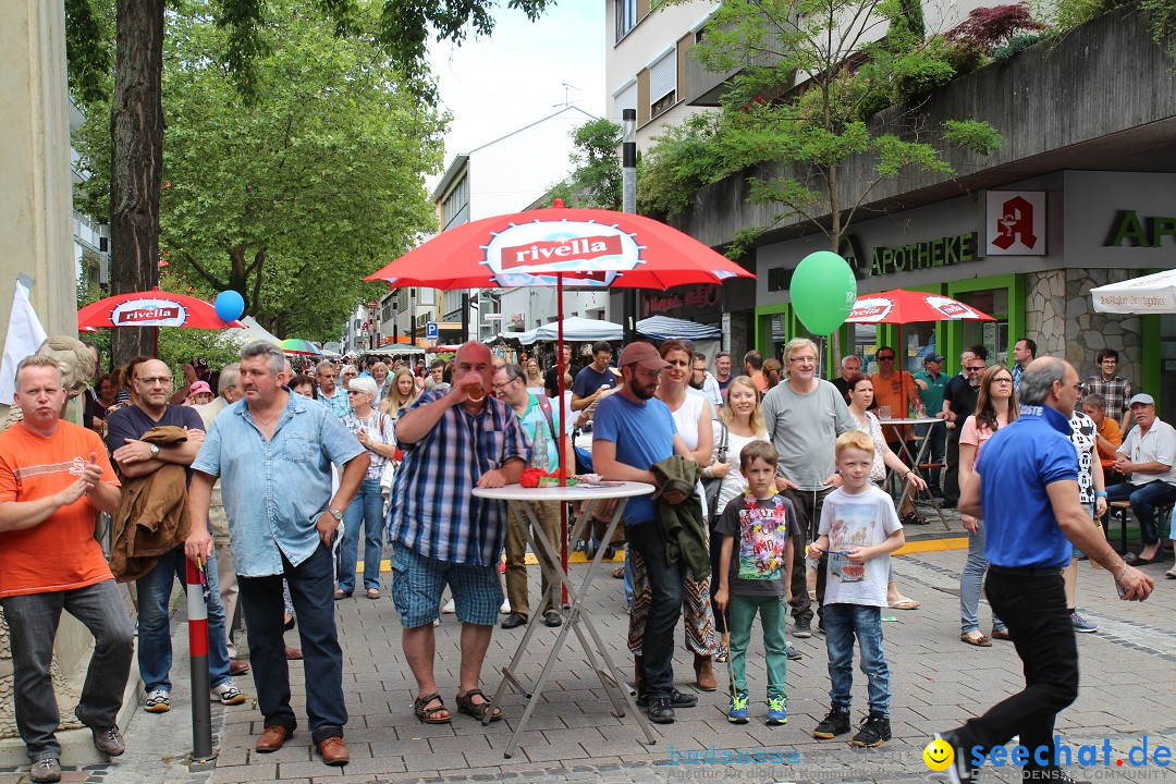 Stadtfest: Singen am Hohentwiel im Hegau - Bodensee, 25.06.2016