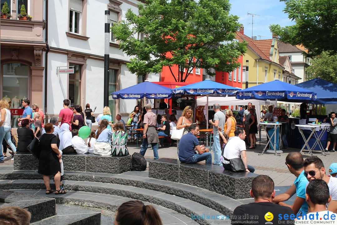 Stadtfest: Singen am Hohentwiel im Hegau - Bodensee, 25.06.2016