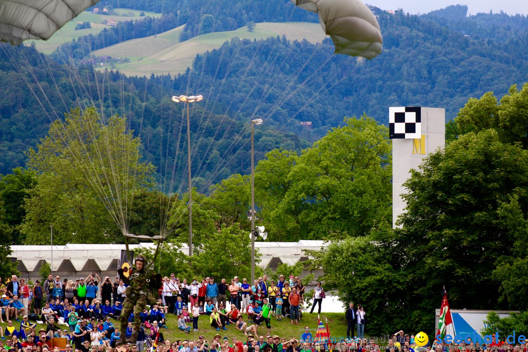 Berner Kantonalturnfest: Thun in der Schweiz, 26.06.2016