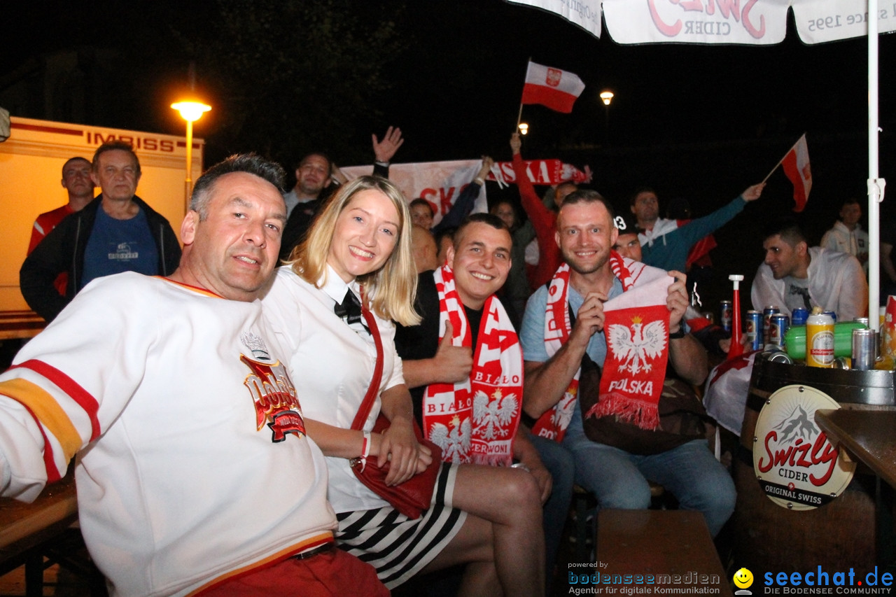 EM-2016 Public Viewing Polen vs. Portugal: Arbon am Bodensee, 30.06.2016