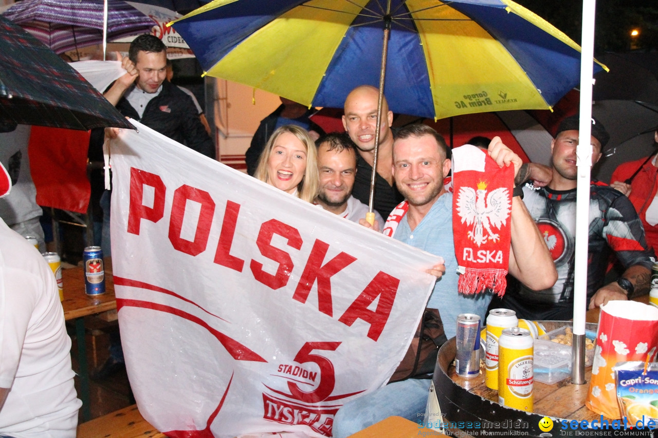 EM-2016 Public Viewing Polen vs. Portugal: Arbon am Bodensee, 30.06.2016