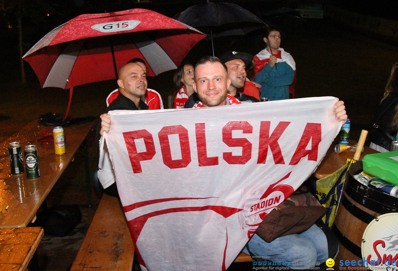 EM-2016 Public Viewing Polen vs. Portugal: Arbon am Bodensee, 30.06.2016