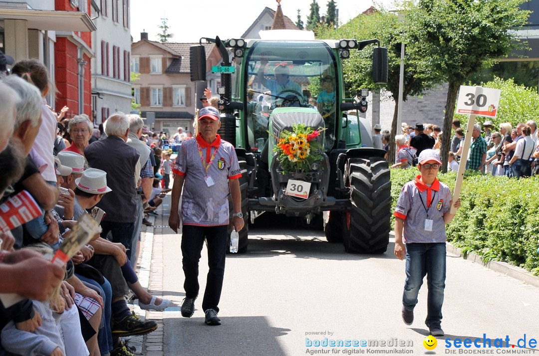 Jodlerfest in Gossau, SG - Schweiz, 03.07.2016