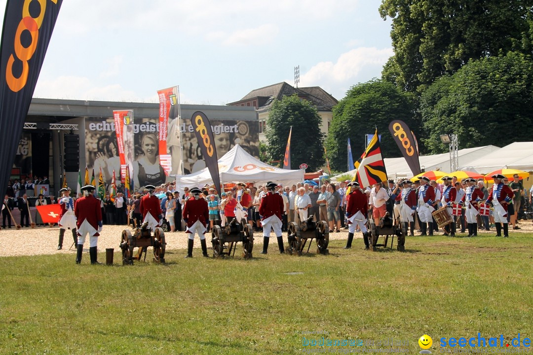 Jodlerfest in Gossau, SG - Schweiz, 03.07.2016