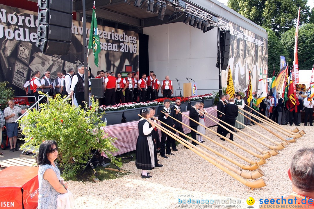 Jodlerfest in Gossau, SG - Schweiz, 03.07.2016