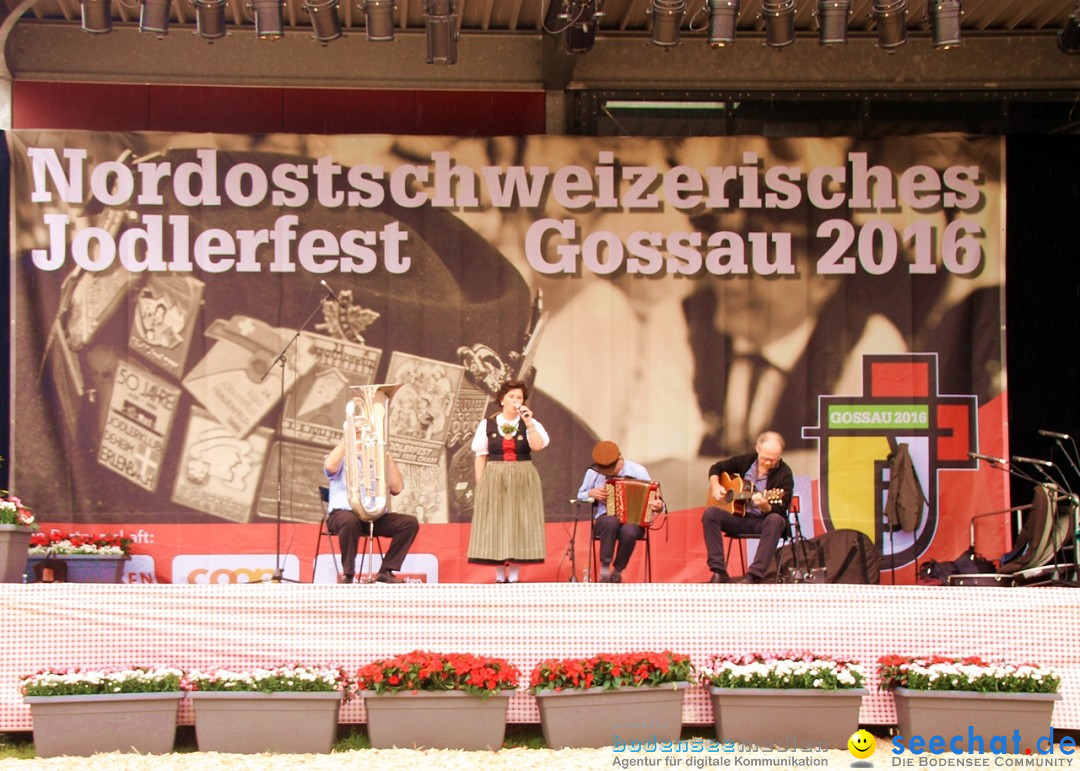 Jodlerfest in Gossau, SG - Schweiz, 03.07.2016