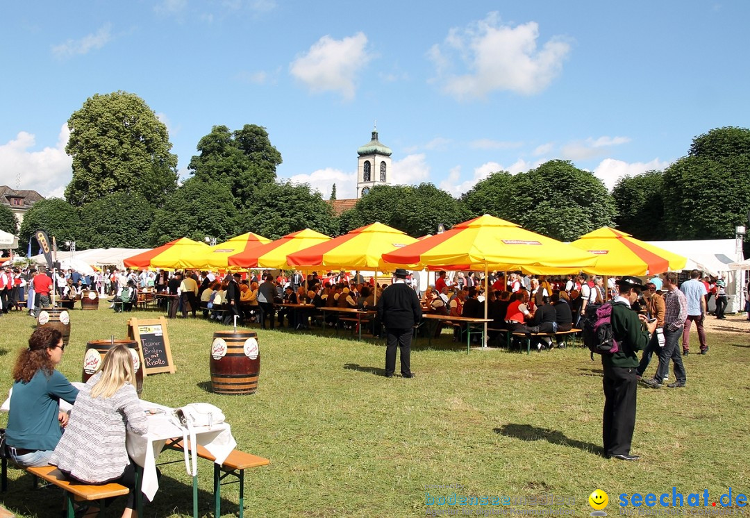 Jodlerfest in Gossau, SG - Schweiz, 03.07.2016